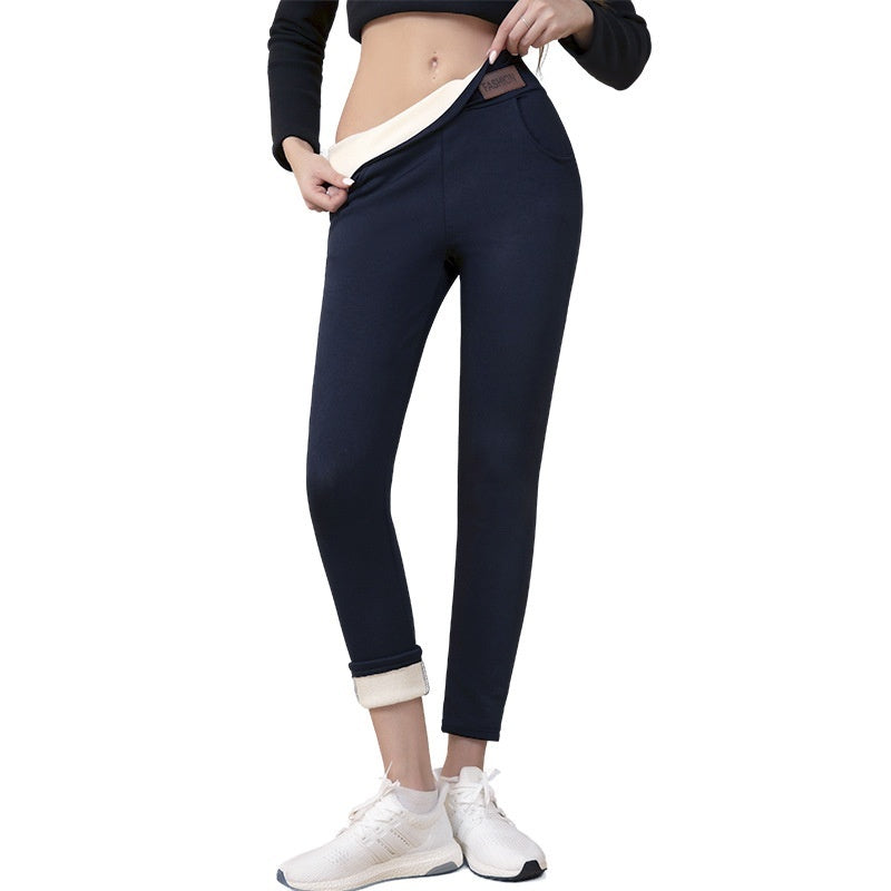 Plus Size Fleece-lined Thicker Cashmere Leggings